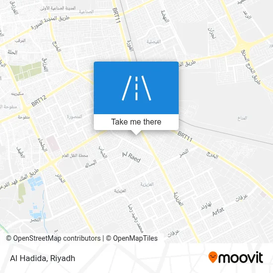 Al Hadida map