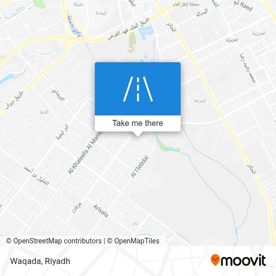 Waqada map