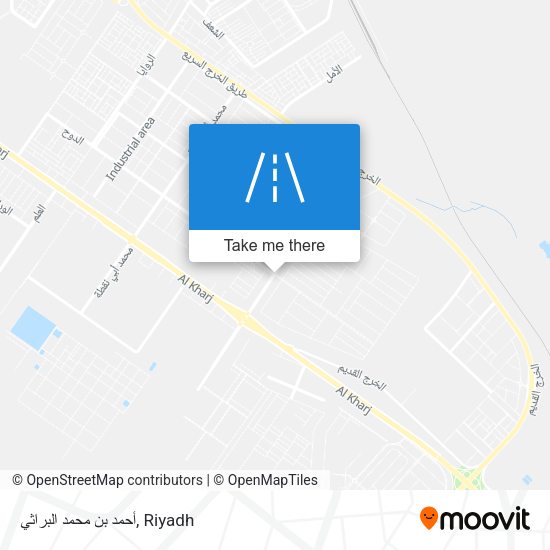 أحمد بن محمد البراثي map