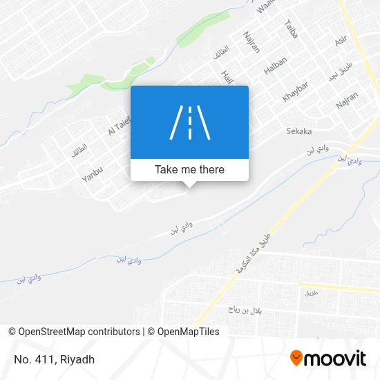 No. 411 map