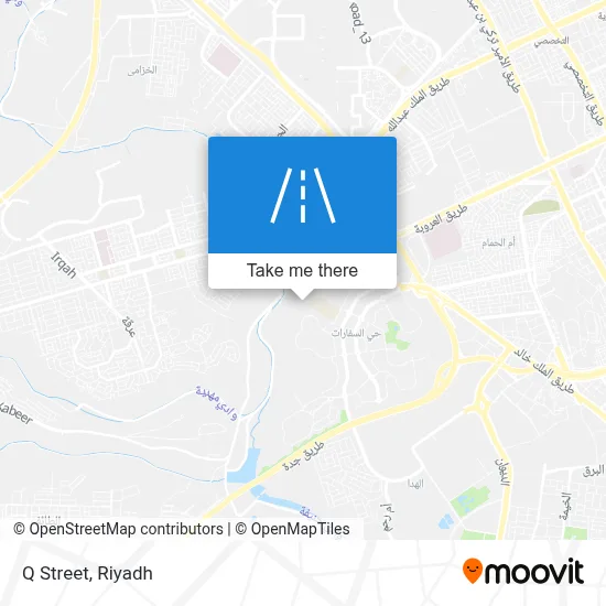 Q Street map