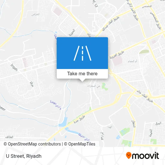 U Street map