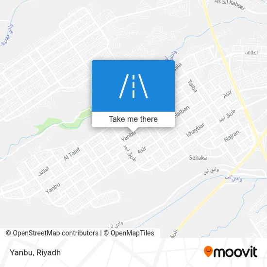 Yanbu map
