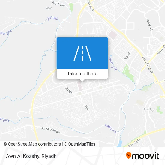 Awn Al Kozahy map