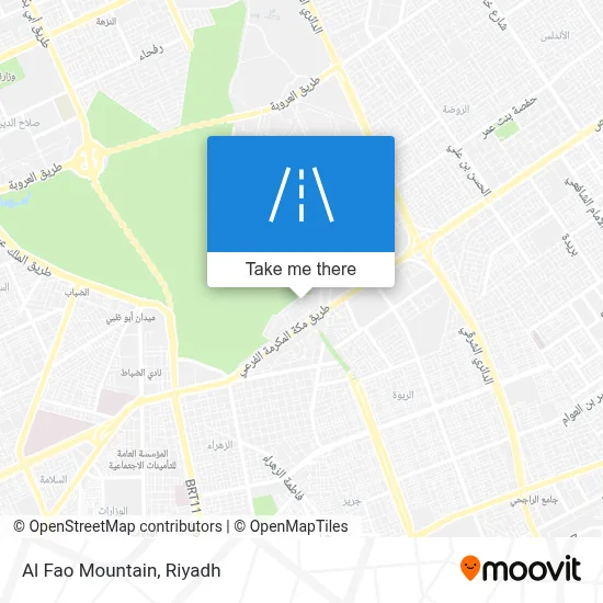 Al Fao Mountain map