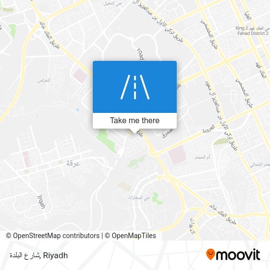 شارع البلدة map