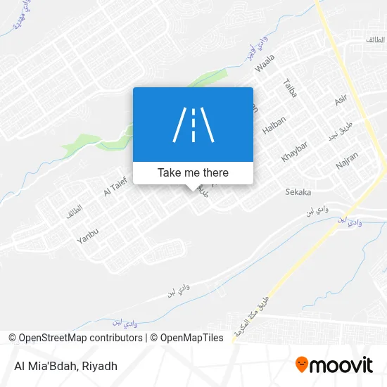 Al Mia'Bdah map