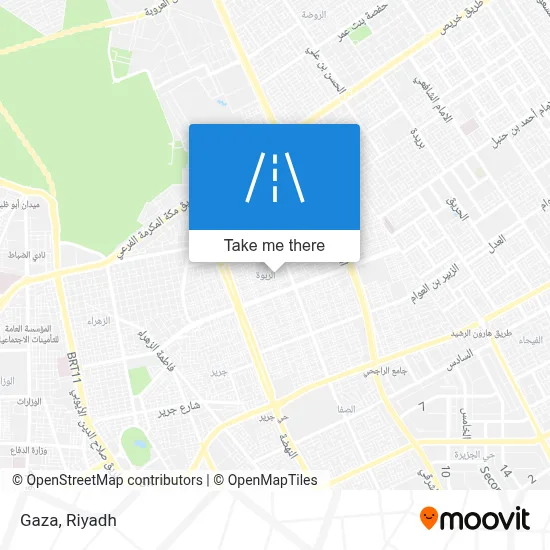 Gaza map