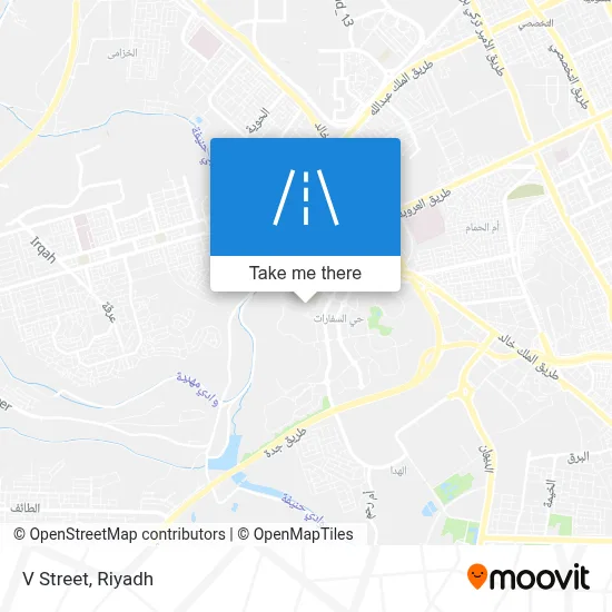 V Street map