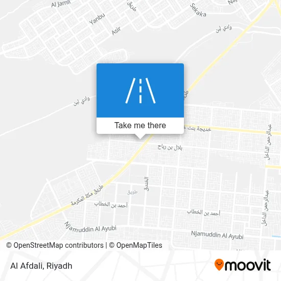 الأفضلي map