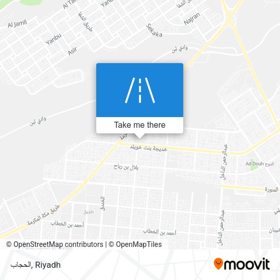 الحجاب map
