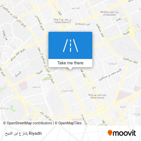 شارع ابن الشيخ map
