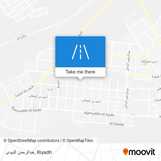 عبدالرحمن اللبيدي map
