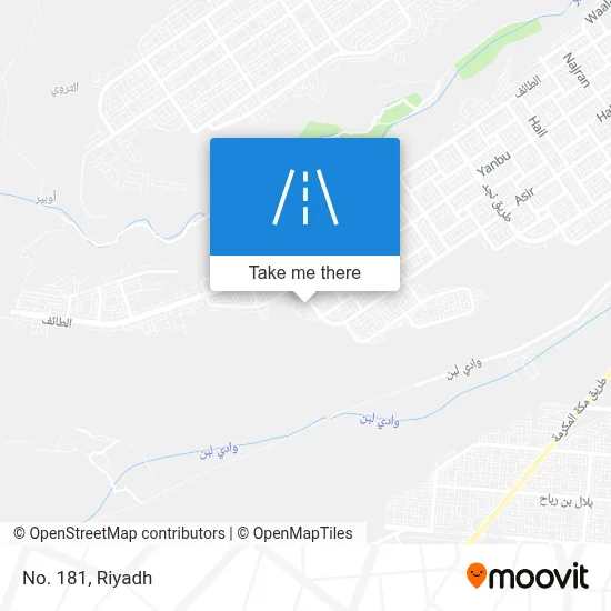 No. 181 map