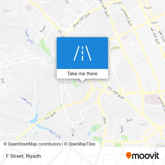 F Street map