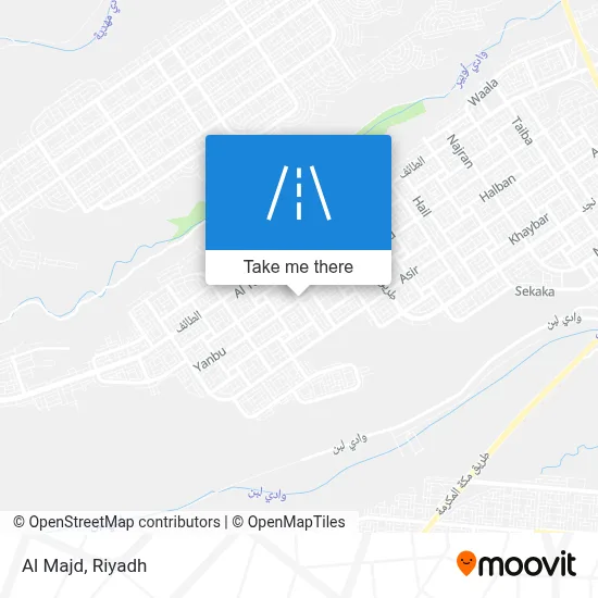 Al Majd map