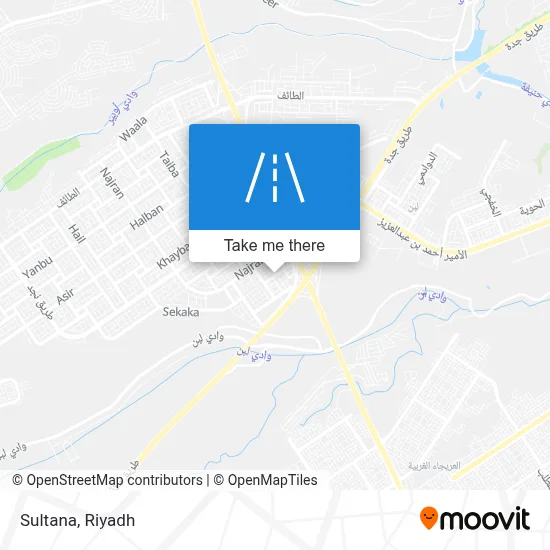 Sultana map
