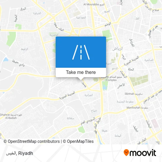 الخيس map