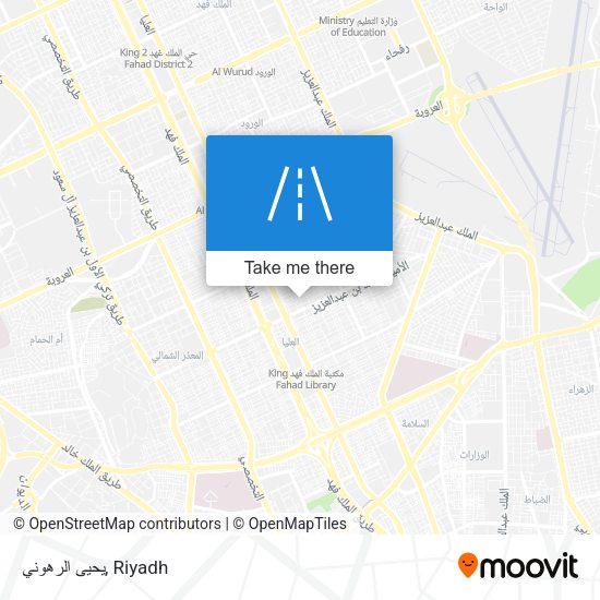 يحيى الرهوني map
