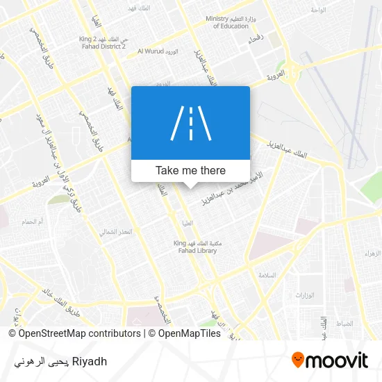 يحيى الرهوني map