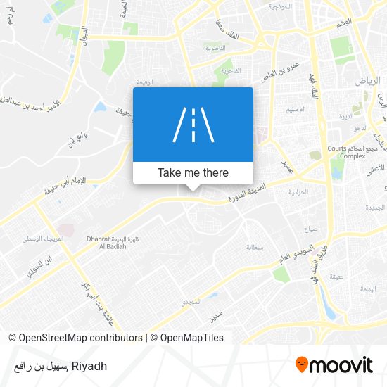 سهيل بن رافع map