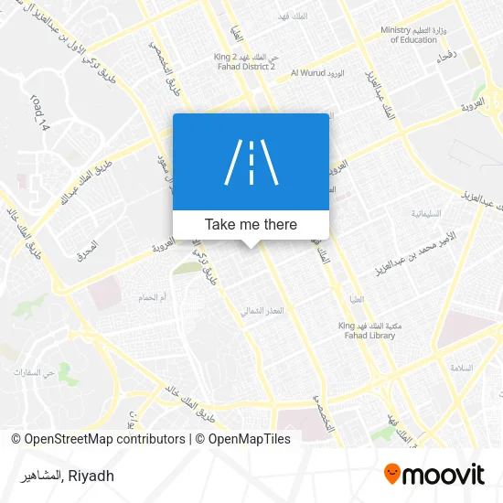 المشاهير map