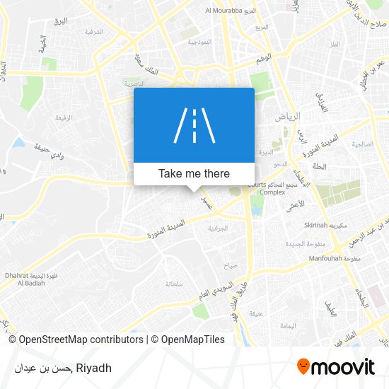 حسن بن عيدان map