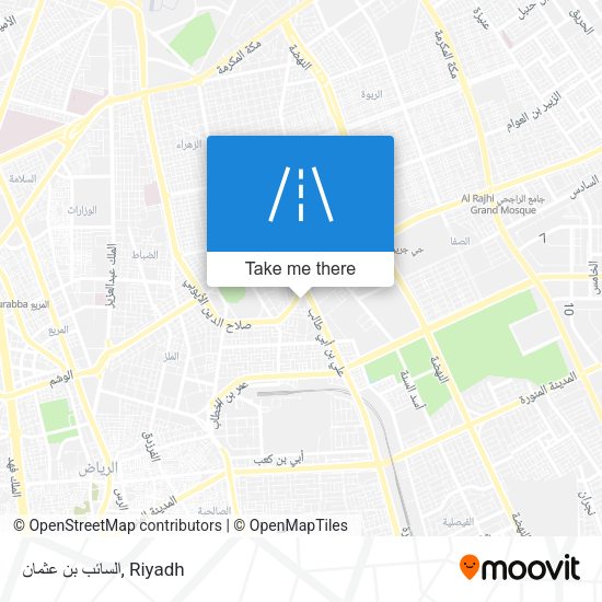 السائب بن عثمان map