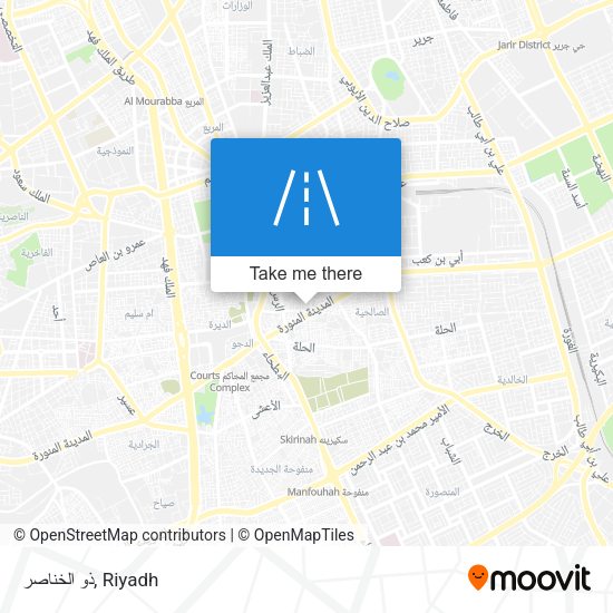 ذو الخناصر map