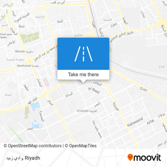 وادي زبيد map