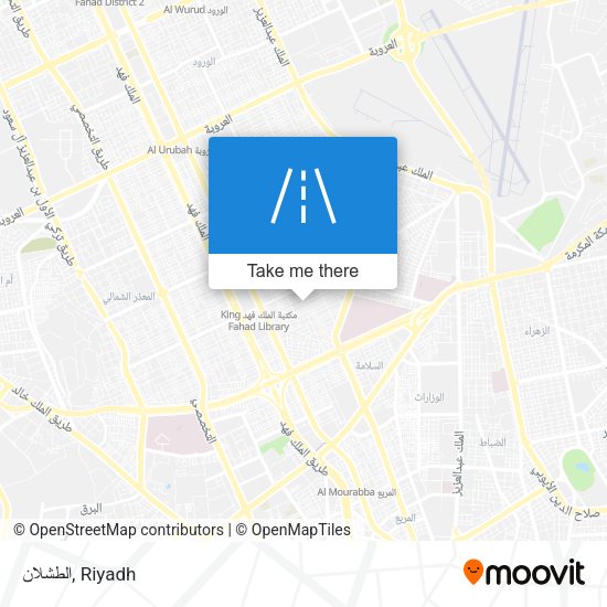 الطشلان map