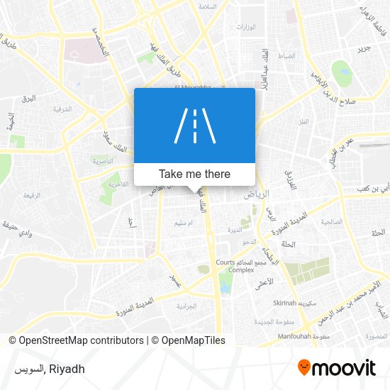 السويس map