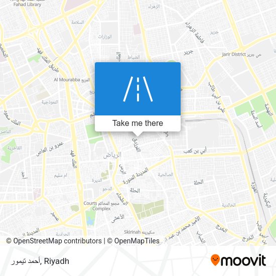 أحمد تيمور map