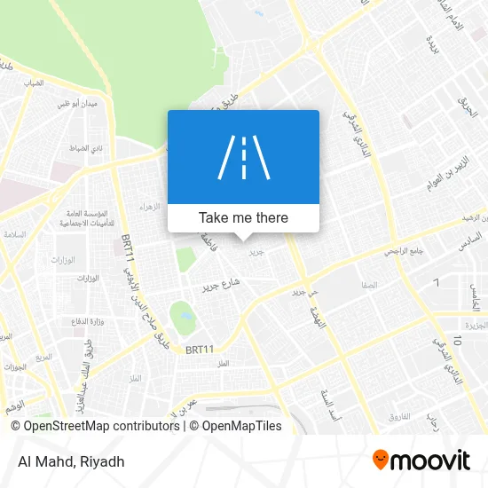 Al Mahd map