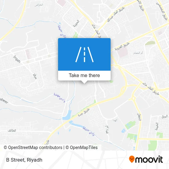 B Street map