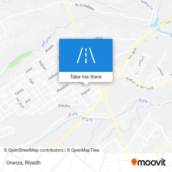 Oneiza map