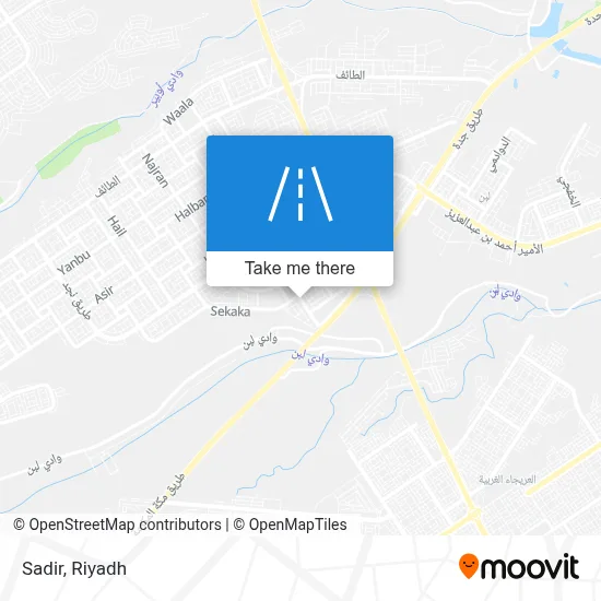 Sadir map