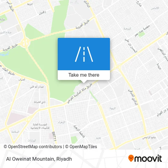 Al Oweinat Mountain map