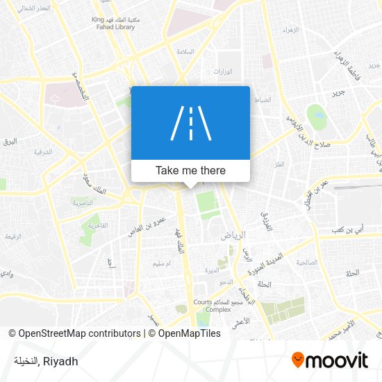 النخيلة map