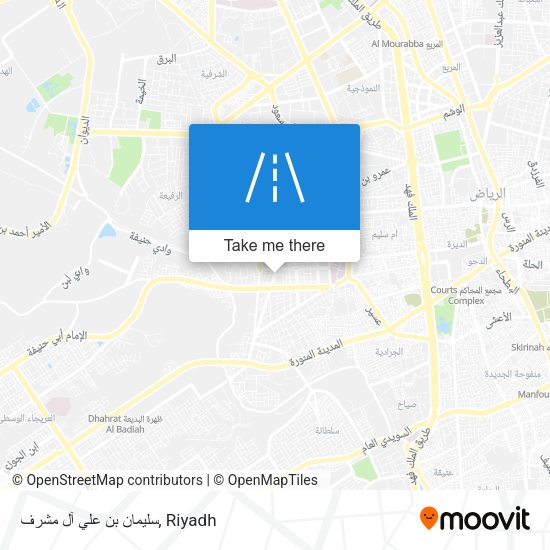 سليمان بن علي آل مشرف map