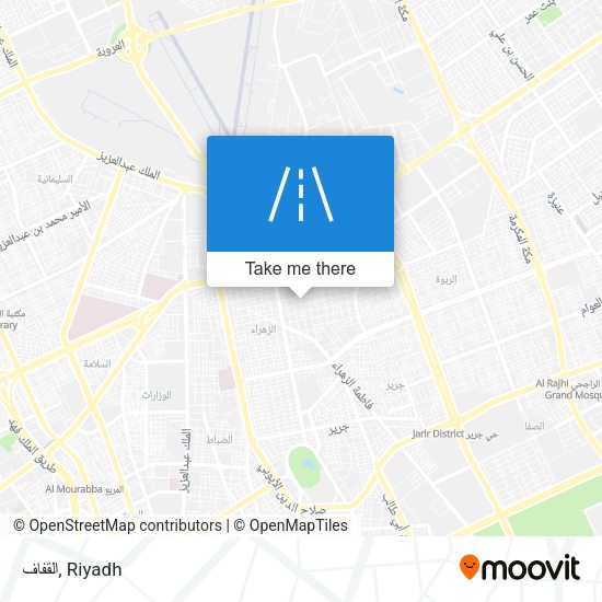 القفاف map