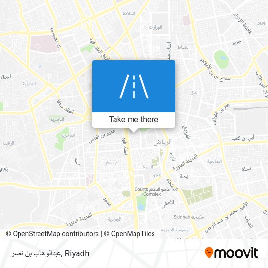 عبدالوهاب بن نصر map