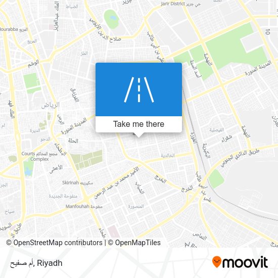 أم صفيح map