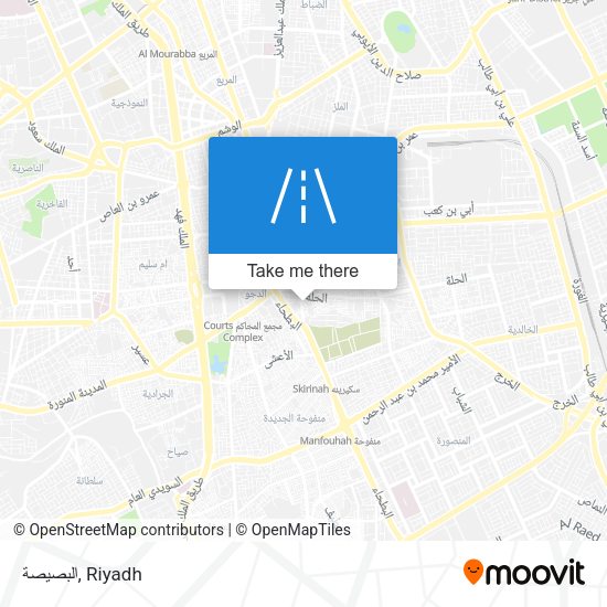 البصيصة map
