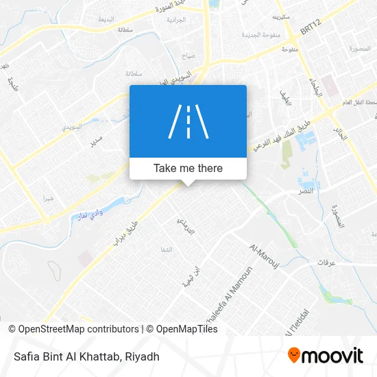 Safia Bint Al Khattab map
