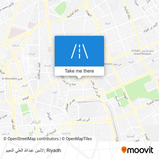 الأمين عبدالله العلي النعيم map
