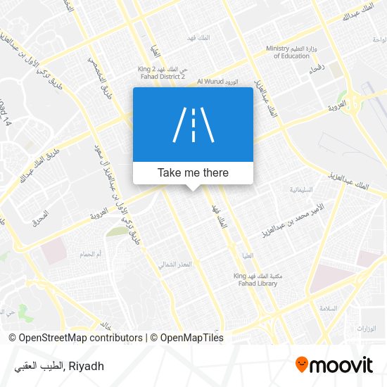 الطيب العقبي map