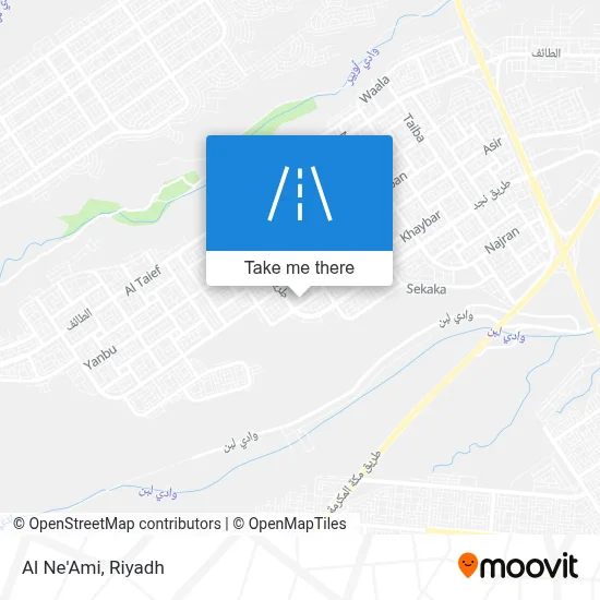 Al Ne'Ami map