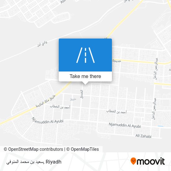 سعيد بن محمد المنوفي map