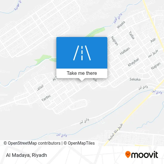 Al Madaya map